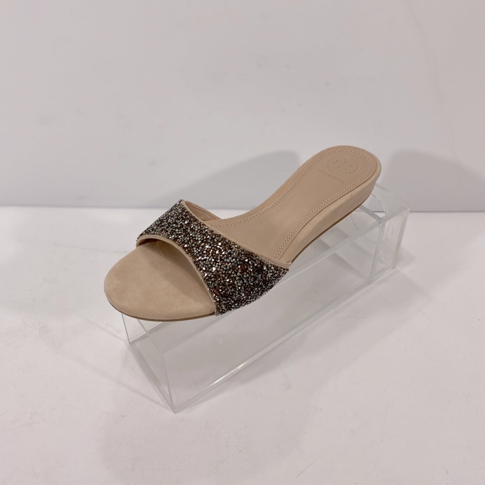 New Tory Burch Elodie Suede Slide - Picture 11 of 16